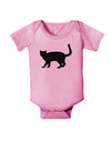 Cat Silhouette Design Baby Romper Bodysuit by TooLoud-Baby Romper-TooLoud-Light-Pink-06-Months-Davson Sales