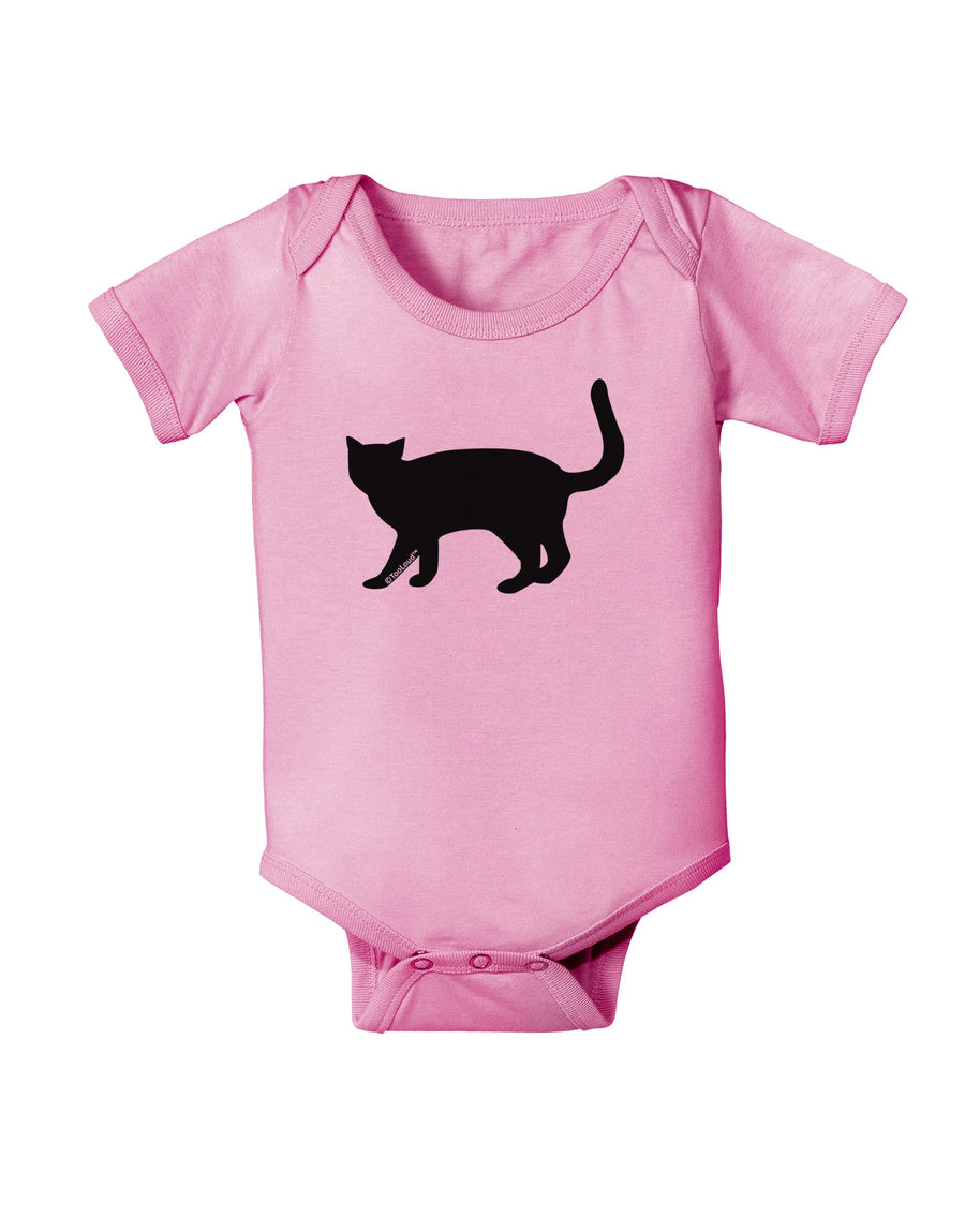 Cat Silhouette Design Baby Romper Bodysuit by TooLoud-Baby Romper-TooLoud-White-06-Months-Davson Sales