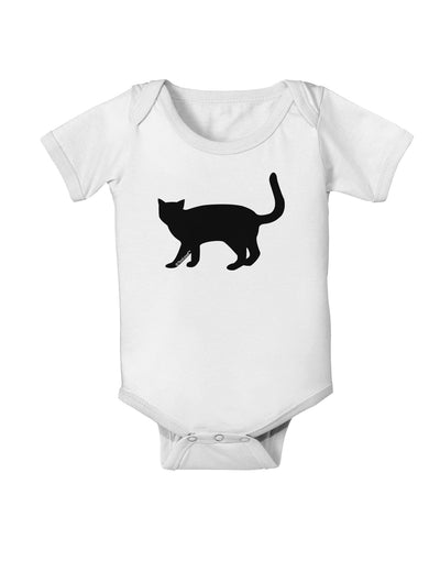 Cat Silhouette Design Baby Romper Bodysuit by TooLoud-Baby Romper-TooLoud-White-06-Months-Davson Sales