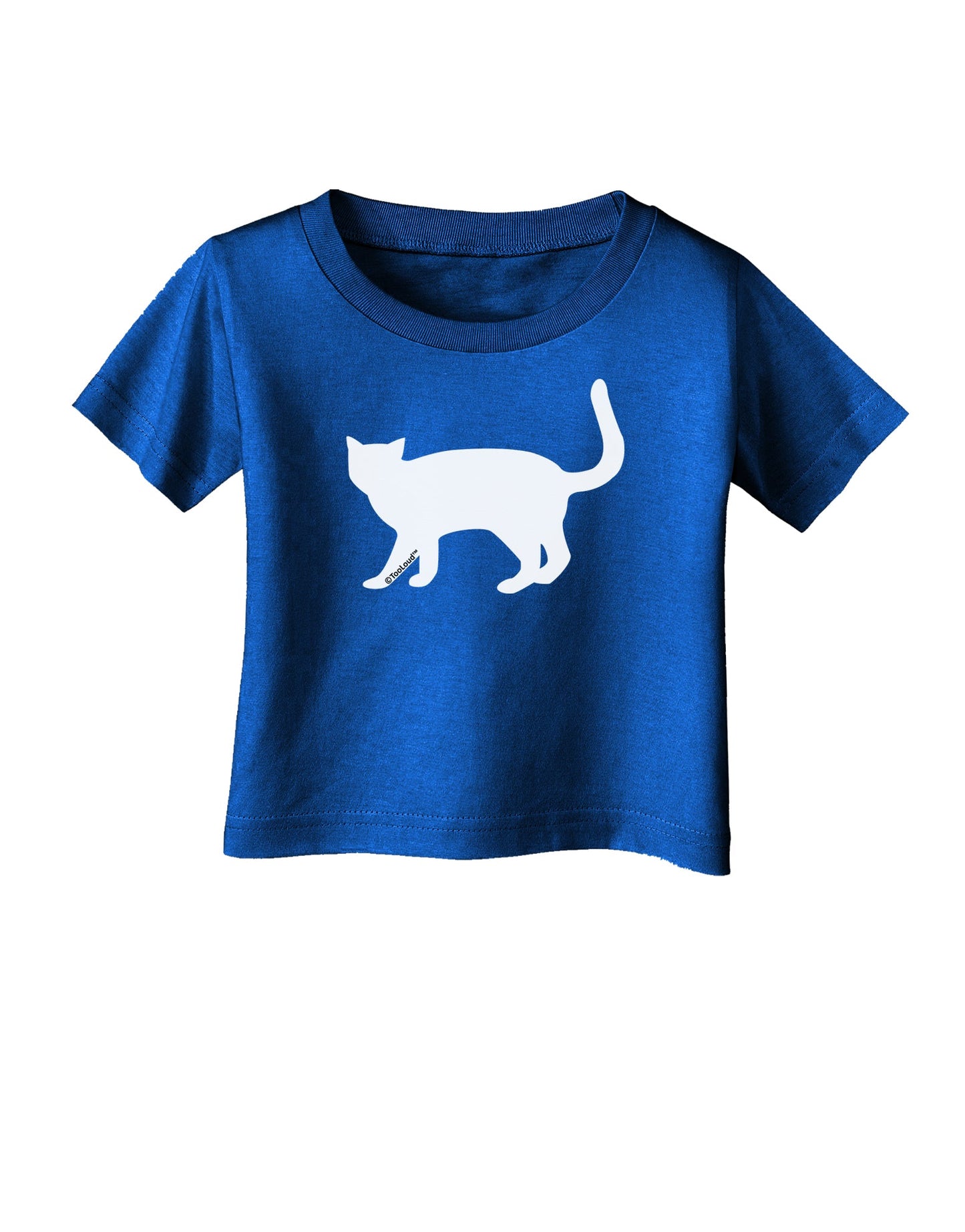 Cat Silhouette Design Infant T-Shirt Dark by TooLoud-Infant T-Shirt-TooLoud-Royal-Blue-06-Months-Davson Sales
