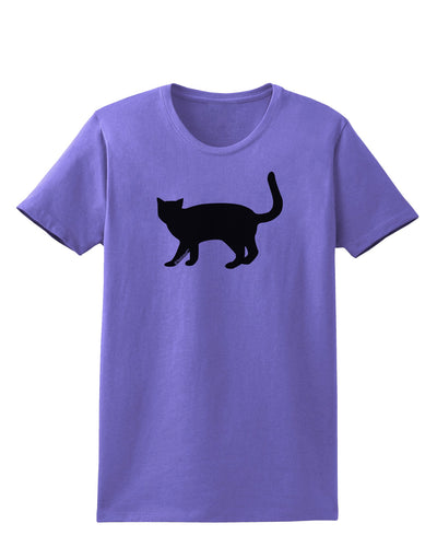 Cat Silhouette Design Womens T-Shirt by TooLoud-Womens T-Shirt-TooLoud-Violet-X-Small-Davson Sales