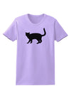 Cat Silhouette Design Womens T-Shirt by TooLoud-Womens T-Shirt-TooLoud-Lavender-X-Small-Davson Sales