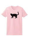 Cat Silhouette Design Womens T-Shirt by TooLoud-Womens T-Shirt-TooLoud-PalePink-X-Small-Davson Sales