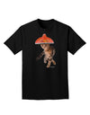 Cat with Pink Sombrero and Sunglasses Adult Dark T-Shirt by TooLoud-Mens T-Shirt-TooLoud-Black-Small-Davson Sales