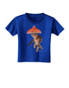 Cat with Pink Sombrero and Sunglasses Toddler T-Shirt Dark by TooLoud-Toddler T-Shirt-TooLoud-Royal-Blue-2T-Davson Sales