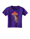 Cat with Pink Sombrero and Sunglasses Toddler T-Shirt Dark by TooLoud-Toddler T-Shirt-TooLoud-Purple-2T-Davson Sales