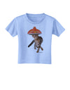 Cat with Pink Sombrero and Sunglasses Toddler T-Shirt by TooLoud-Toddler T-Shirt-TooLoud-Aquatic-Blue-2T-Davson Sales