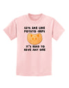 Cats Are Like Potato Chips Childrens T-Shirt-Childrens T-Shirt-TooLoud-PalePink-X-Small-Davson Sales