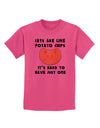 Cats Are Like Potato Chips Childrens T-Shirt-Childrens T-Shirt-TooLoud-Sangria-X-Small-Davson Sales