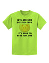 Cats Are Like Potato Chips Childrens T-Shirt-Childrens T-Shirt-TooLoud-Lime-Green-X-Small-Davson Sales