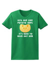 Cats Are Like Potato Chips Womens Dark T-Shirt-TooLoud-Kelly-Green-X-Small-Davson Sales