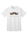 Ceci n'est pas une moustache Premium Adult T-Shirt - A Statement in Style and Comfort-Mens T-shirts-TooLoud-White-Small-Davson Sales