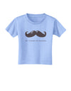 Ceci n'est pas une moustache Toddler T-Shirt-Toddler T-Shirt-TooLoud-Aquatic-Blue-2T-Davson Sales