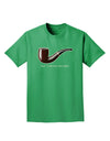 Ceci n'est pas une pipe Adult Dark T-Shirt-Mens T-Shirt-TooLoud-Kelly-Green-Small-Davson Sales