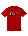 Ceci n'est pas une pipe Adult Dark T-Shirt-Mens T-Shirt-TooLoud-Red-Small-Davson Sales