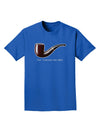 Ceci n'est pas une pipe Adult Dark T-Shirt-Mens T-Shirt-TooLoud-Royal-Blue-Small-Davson Sales