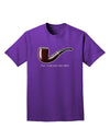 Ceci n'est pas une pipe Adult Dark T-Shirt-Mens T-Shirt-TooLoud-Purple-Small-Davson Sales