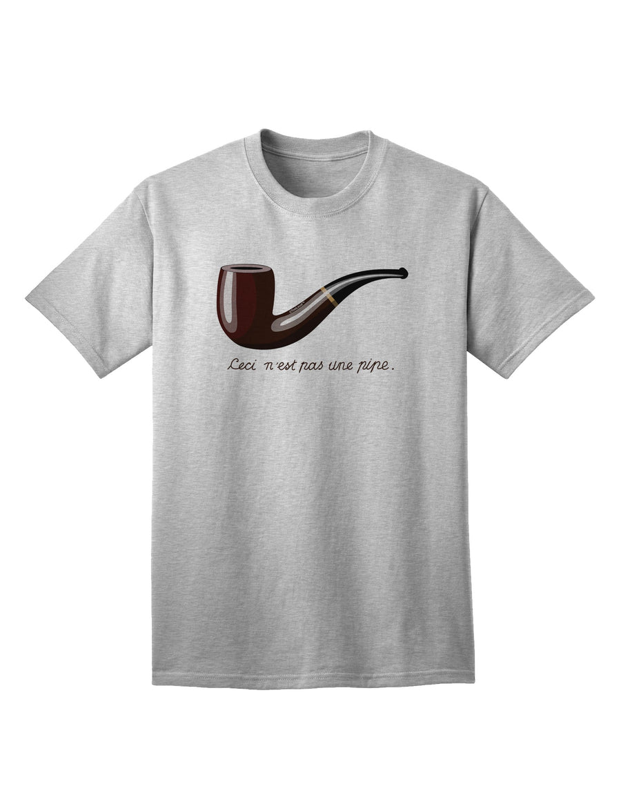 Ceci n'est pas une pipe Premium Adult T-Shirt - Exclusive Ecommerce Collection-Mens T-shirts-TooLoud-White-Small-Davson Sales