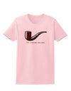 Ceci n'est pas une pipe Womens T-Shirt-Womens T-Shirt-TooLoud-PalePink-X-Small-Davson Sales