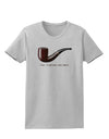 Ceci n'est pas une pipe Womens T-Shirt-Womens T-Shirt-TooLoud-AshGray-X-Small-Davson Sales