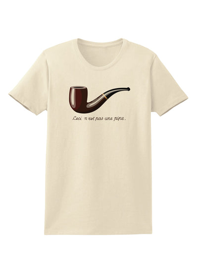 Ceci n'est pas une pipe Womens T-Shirt-Womens T-Shirt-TooLoud-Natural-X-Small-Davson Sales