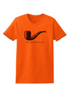 Ceci n'est pas une pipe Womens T-Shirt-Womens T-Shirt-TooLoud-Orange-X-Small-Davson Sales