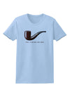 Ceci n'est pas une pipe Womens T-Shirt-Womens T-Shirt-TooLoud-Light-Blue-X-Small-Davson Sales