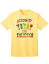 Celebrate Cinco de Mayo with Style - Adult T-Shirt Collection-Mens T-shirts-TooLoud-Yellow-Small-Davson Sales