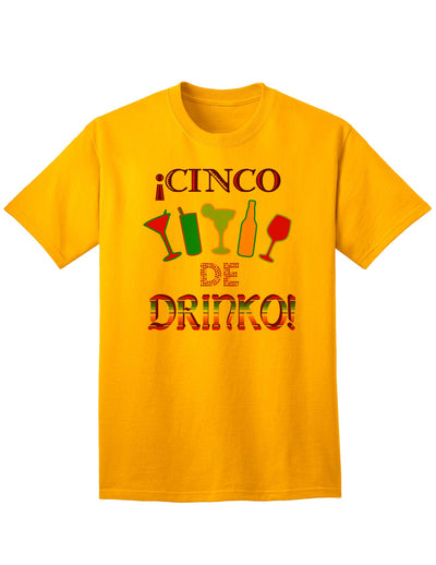 Celebrate Cinco de Mayo with Style - Adult T-Shirt Collection-Mens T-shirts-TooLoud-Gold-Small-Davson Sales