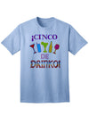 Celebrate Cinco de Mayo with Style - Adult T-Shirt Collection-Mens T-shirts-TooLoud-Light-Blue-Small-Davson Sales