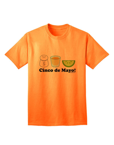 Celebrate Cinco de Mayo with Style: Salt Tequila Lime Adult T-Shirt by TooLoud-Mens T-shirts-TooLoud-Neon-Orange-Small-Davson Sales