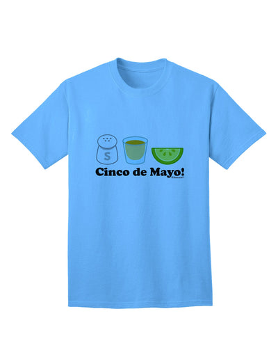 Celebrate Cinco de Mayo with Style: Salt Tequila Lime Adult T-Shirt by TooLoud-Mens T-shirts-TooLoud-Aquatic-Blue-Small-Davson Sales