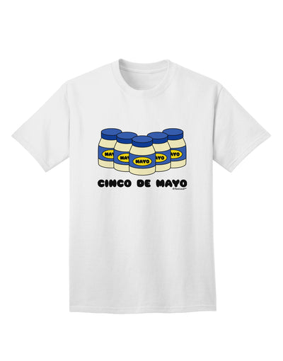 Celebrate Cinco de Mayo with the Vibrant 5 Mayo Jars Adult T-Shirt from TooLoud-Mens T-shirts-TooLoud-White-Small-Davson Sales