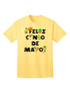 Celebrate Cinco de Mayo with the Vibrant Fiesta Icons Adult T-Shirt by TooLoud-Mens T-shirts-TooLoud-Yellow-Small-Davson Sales