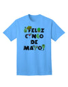 Celebrate Cinco de Mayo with the Vibrant Fiesta Icons Adult T-Shirt by TooLoud-Mens T-shirts-TooLoud-Aquatic-Blue-Small-Davson Sales