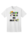 Celebrate Cinco de Mayo with the Vibrant Fiesta Icons Adult T-Shirt by TooLoud-Mens T-shirts-TooLoud-White-Small-Davson Sales