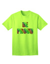 Celebrate Diversity with the Rainbow Hearts Adult T-Shirt by TooLoud-Mens T-shirts-TooLoud-Neon-Green-Small-Davson Sales