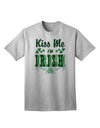 Celebrate St. Patrick's Day in Style with our Kiss Me I'm Irish Collection of Adult T-Shirts-Mens T-shirts-TooLoud-AshGray-Small-Davson Sales