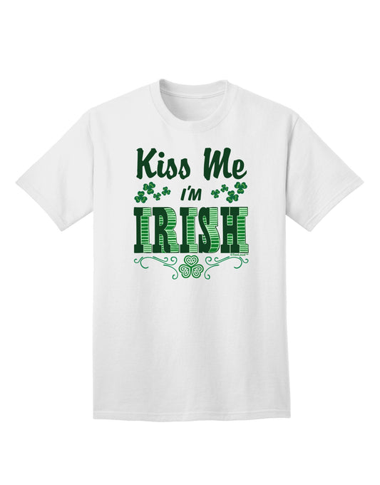 Celebrate St. Patrick's Day in Style with our Kiss Me I'm Irish Collection of Adult T-Shirts-Mens T-shirts-TooLoud-White-Small-Davson Sales