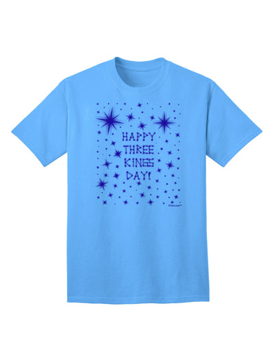 Celebrate Three Kings Day with the Exquisite Shining Stars Adult T-Shirt by TooLoud-Mens T-shirts-TooLoud-Aquatic-Blue-Small-Davson Sales