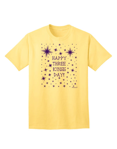 Celebrate Three Kings Day with the Exquisite Shining Stars Adult T-Shirt by TooLoud-Mens T-shirts-TooLoud-Yellow-Small-Davson Sales