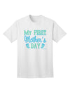 Celebrate Your First Mother's Day with Style: Baby Feet Blue Adult T-Shirt by TooLoud-Mens T-shirts-TooLoud-White-Small-Davson Sales