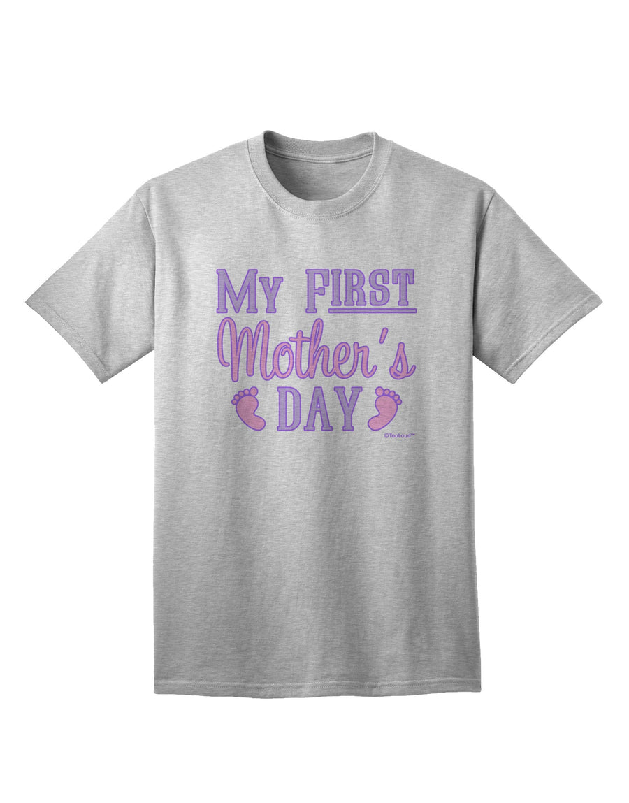 Celebrate Your First Mother's Day with Style: Baby Feet Pink Adult T-Shirt by TooLoud-Mens T-shirts-TooLoud-White-Small-Davson Sales