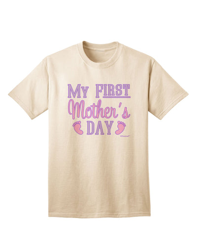 Celebrate Your First Mother's Day with Style: Baby Feet Pink Adult T-Shirt by TooLoud-Mens T-shirts-TooLoud-Natural-Small-Davson Sales