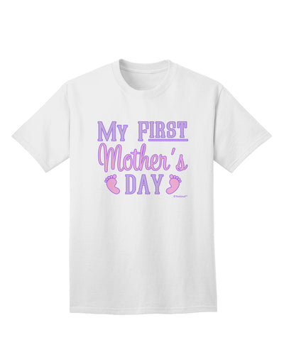 Celebrate Your First Mother's Day with Style: Baby Feet Pink Adult T-Shirt by TooLoud-Mens T-shirts-TooLoud-White-Small-Davson Sales