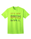 Celebrate in Style with the Candy Colored Dots Adult T-Shirt by TooLoud-Mens T-shirts-TooLoud-Neon-Green-Small-Davson Sales