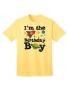 Celebrate in Style with the I'm the Birthday Boy Outer Space Design Adult T-Shirt by TooLoud-Mens T-shirts-TooLoud-Yellow-Small-Davson Sales