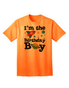 Celebrate in Style with the I'm the Birthday Boy Outer Space Design Adult T-Shirt by TooLoud-Mens T-shirts-TooLoud-Neon-Orange-Small-Davson Sales