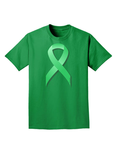 Celiac Disease Awareness Ribbon - Light Green Adult Dark T-Shirt-Mens T-Shirt-TooLoud-Kelly-Green-Small-Davson Sales