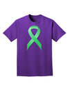 Celiac Disease Awareness Ribbon - Light Green Adult Dark T-Shirt-Mens T-Shirt-TooLoud-Purple-Small-Davson Sales